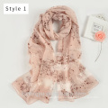 Good Quality Best Selling Nice Blended Women Cashmere Feel Acrylic Scarf